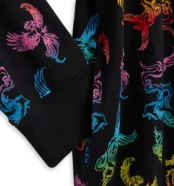 Button Up Romper - Rainbow Phoenix(Button Up Romper Rainbow Phoenix) -Tomboyx Shop Rainbow Phoenix Button Up Romper 3