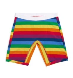 9" Boxer Briefs - Rainbow Pride Stripes(9 Boxer Briefs Rainbow Pride Stripes)