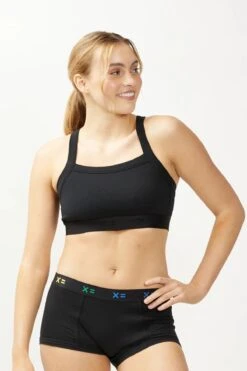 Scoop Soft Bra - X= Black(Sport Soft Bra X Black) -Tomboyx Shop Scoop Soft Bra X Black OF 1