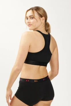 Scoop Soft Bra - X= Black(Sport Soft Bra X Black) -Tomboyx Shop Scoop Soft Bra X Black OF 2