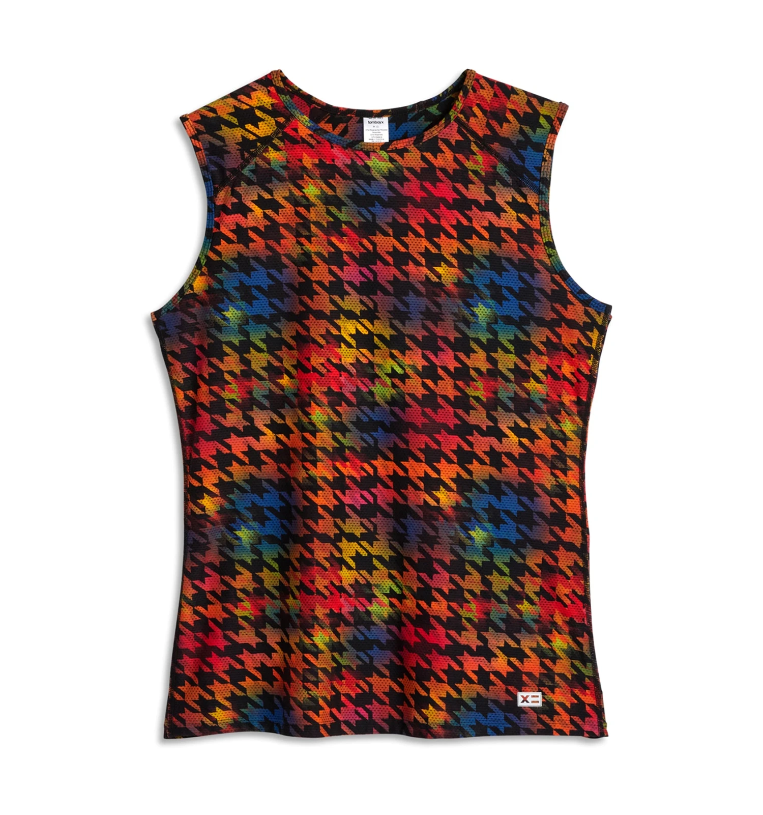 Solarmesh Tank - Rainbow Houndstooth(Solarmesh Tank Rainbow Houndstooth) 3 Solarmesh Tank - Rainbow Houndstooth(Solarmesh Tank Rainbow Houndstooth) - Image 3
