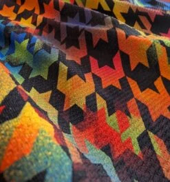 Solarmesh Tank - Rainbow Houndstooth(Solarmesh Tank Rainbow Houndstooth) 10 Solarmesh Tank - Rainbow Houndstooth(Solarmesh Tank Rainbow Houndstooth) -Tomboyx Shop SolorMeshHoundstoothFabricDetail2 1