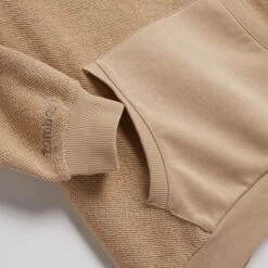 Inside Out French Terry Hoodie - Taupe(Inside Out French Terry Hoodie Taupe) -Tomboyx Shop Taupe Inside Out French Terry Hoodie 3