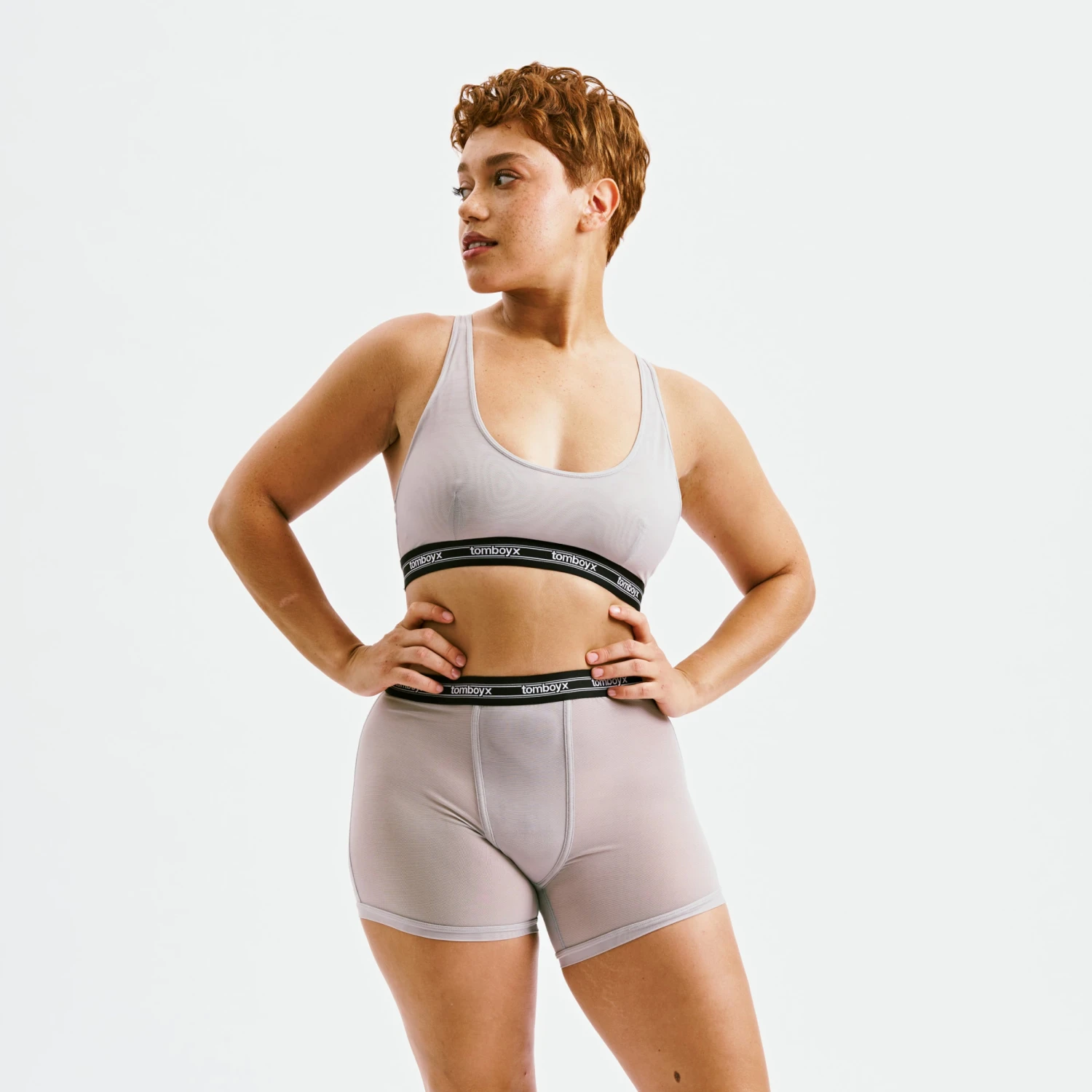 Powermesh 4.5" Trunks - Ultimate Gray(Powermesh 4 5 Trunks Ultimate Gray) 1 Powermesh 4.5" Trunks - Ultimate Gray(Powermesh 4 5 Trunks Ultimate Gray)