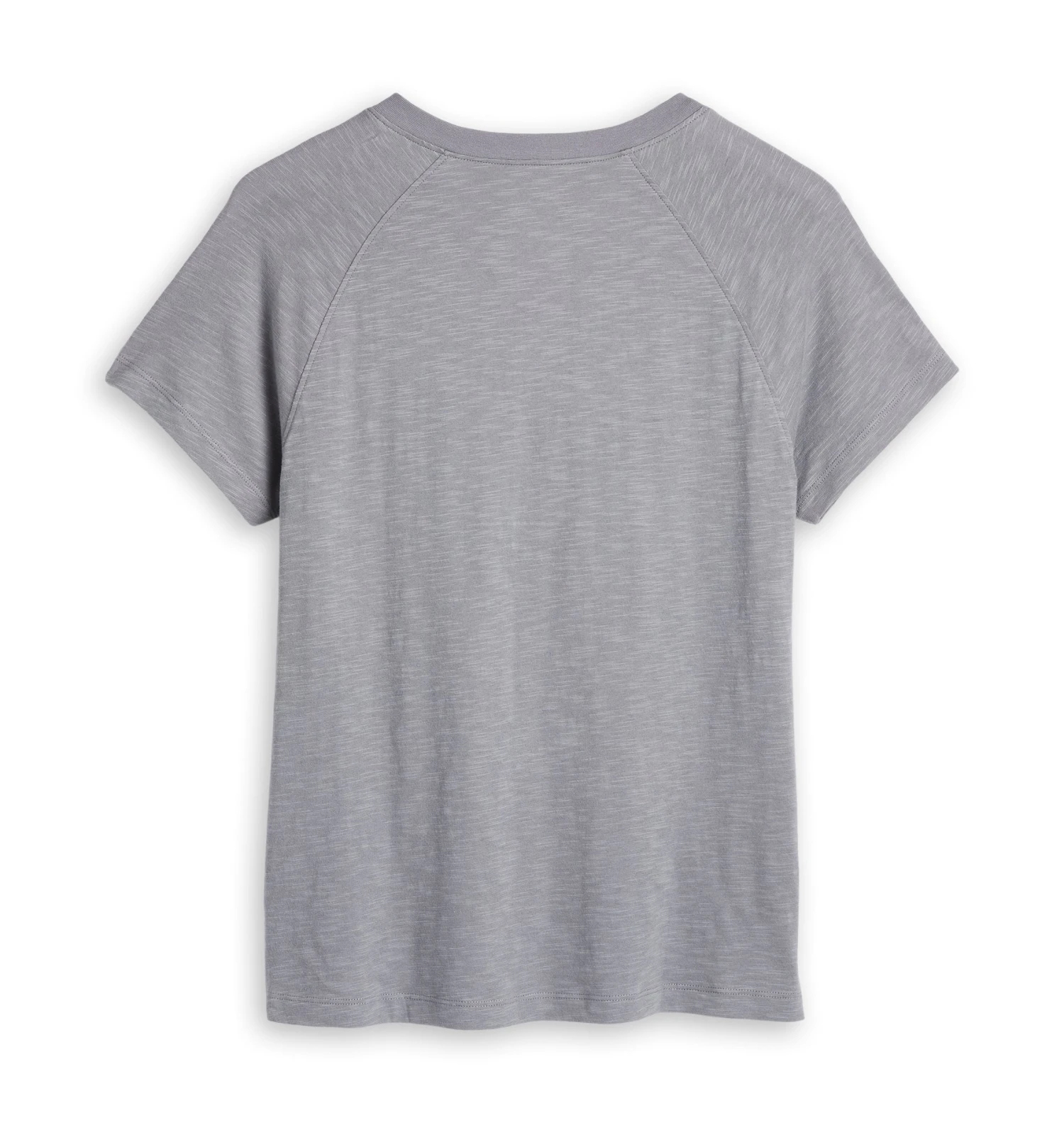 Short Sleeve Jersey Slub V Neck Tee - Ultimate Gray(Short Sleeve Jersey Slub V Neck Tee Ultimate Gray) 4 Short Sleeve Jersey Slub V Neck Tee - Ultimate Gray(Short Sleeve Jersey Slub V Neck Tee Ultimate Gray) - Image 4