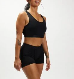 Essentials Soft Bra - Floressence(Essentials Soft Bra Floressence) -Tomboyx Shop x Black Essentials Soft Bra On Fig 1 f551d34f 33e8 435c bf0d 0656ff9bf821 5