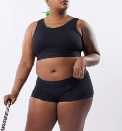 Essentials Soft Bra - Black Logo(Essentials Soft Bra Black Logo V2) -Tomboyx Shop x Black Essentials Soft Bra On Fig 3 9946e06b 2e45 4968 b68b 91cef688a5c6