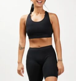 Racerback Soft Bra - X= Black(Racerback Soft Bra X Black) 10 Racerback Soft Bra - X= Black(Racerback Soft Bra X Black) -Tomboyx Shop x Black Racerback Soft Bra On Fig 1